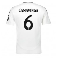 Maglie da calcio Real Madrid Eduardo Camavinga #6 Prima Maglia 2024-25 Manica Corta